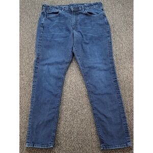 Bonobos The Blue Jean Men 38x32 (Fits 37x31) Blue Athletic Fit Dark Wash Stretch